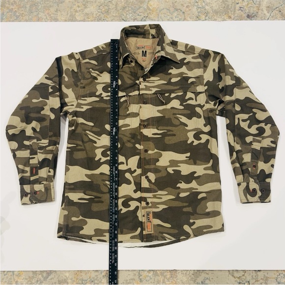 RedHead Silent Hide Camo Shirt Size Mens Medium Button Down Hunting Bass Pro - Picture 4 of 8